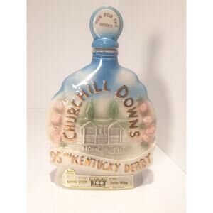 Vintage Jim Beam Churchill Downs 95th Kentucky Derby Decanter 1968 Empty